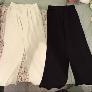 Elegant Women's Black and White Pants